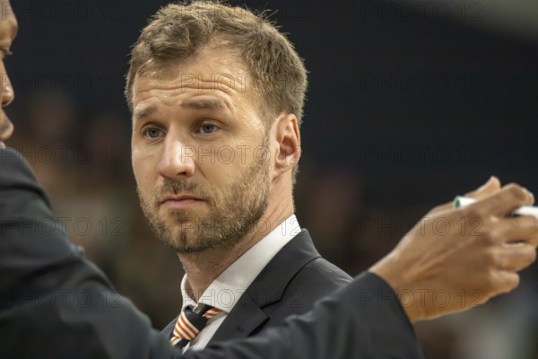 Heidelberg, 04.05.2024: Anton Gavel, coach of Ratiopharm Ulm, at his team's away game at Academics Heidelberg (easy Credit BBL, German Basketball League)