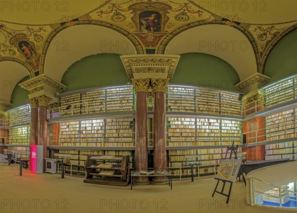Herzog August Library Interior Panorama Wolfenbüttel Germany
