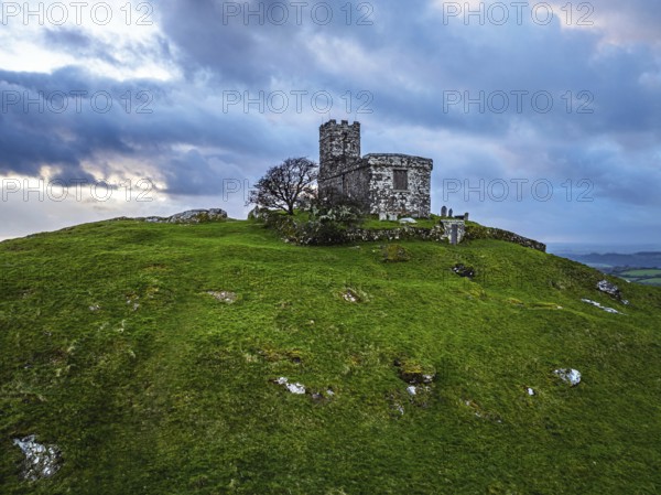 Brentor Church, St Michael's Church, Brentor, Dartmoor, Tavistock, England, United Kingdom, Europe