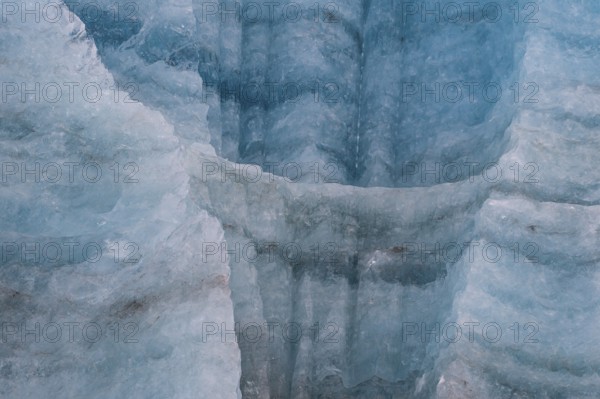 Ice detail, Iceberg at Monacobreen, Liefdefjorden, Spitsbergen Island, Svalbard and Jan Mayen, Norway, Europe