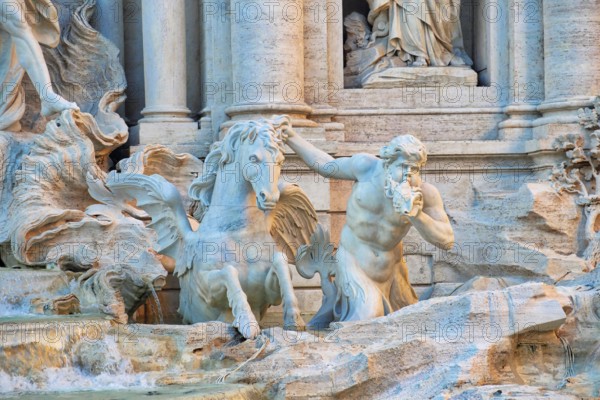 Rome, Famous Trevi Fountain (Fontana Di Trevi)