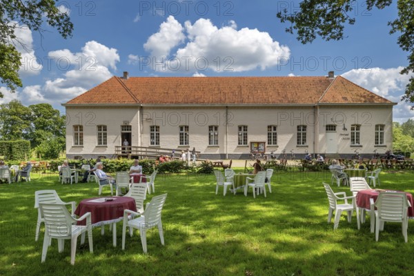 Banquet hall Casino, former army barracks at the Colony of Wortel near Hoogstraten, province of Antwerp, Flanders, Belgium, Europe