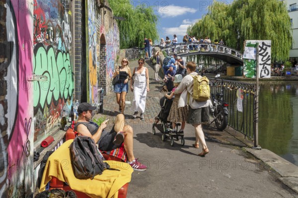 Regent's Canal, Camden Town, London, England, Great Britain, London, South of England, Great Britain