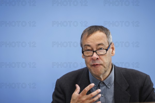 Thomas Krüger, President of Deutsches Kinderhilfswerk, recorded during the Federal Press Conference on the Children's Report 2024: Democracy Education in Germany, in Berlin, 14 June 2024
