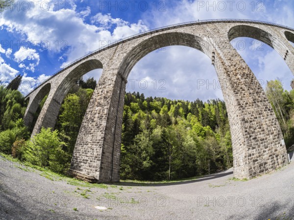 Viaduct Ravennabridge, near Hinterzarten, Black Forest, Ravenna gorge, Baden-Württemberg, Germany, Europe