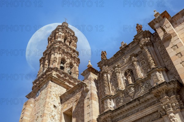 Mexico, Catholic Cathedral Our Lady of Assumption of Zacatecas in Zacatecas historic city center, Central America