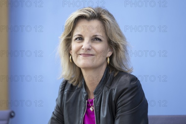 Daniela Ludwig, Member of the German Bundestag (CDU/CSU), at a press conference to present the Israel Survey 2024, a comparative analysis of political positions of members of parliament from 29 European nations and the 16 German state parliaments on Middle East policy and Jewish life in Europe at the Haus der Bundespressekonferenz in Berlin, 27 June 2024