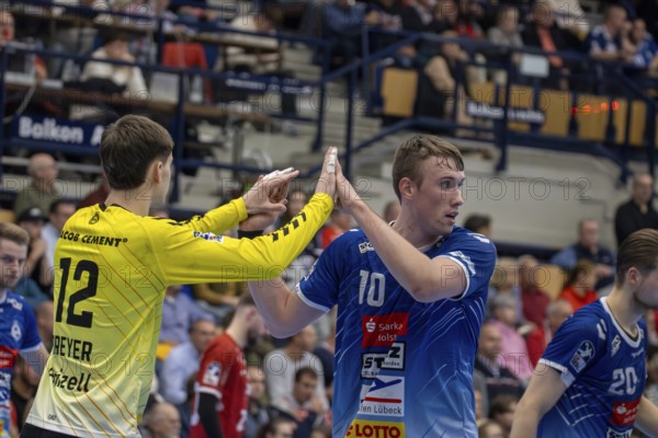 30.10.2024, 2nd HBL (German Handball League), Matchday 10: Eulen Ludwigshafen against VfL Lübeck-Schwartau