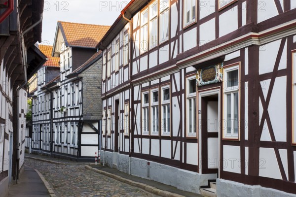 Old town Goslar, half-timbered houses, 06.08.2014., Goslar, Lower Saxony, Germany, Europe