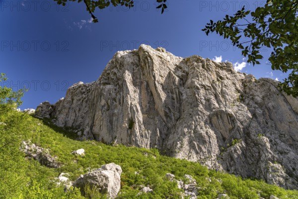 The Velika Paklenica Gorge in Paklenica National Park, Croatia, Europe