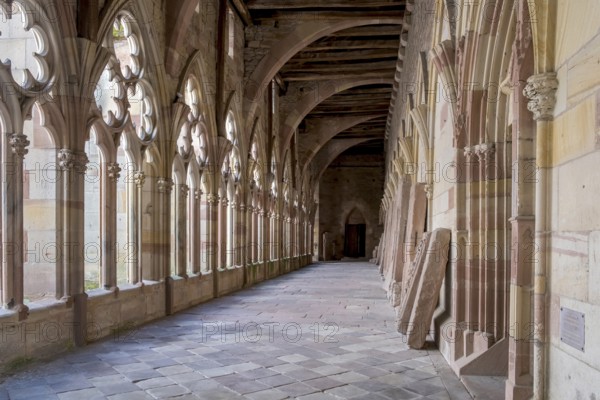 Cloister of St Peter and Paul, Wissembourg, Alsace