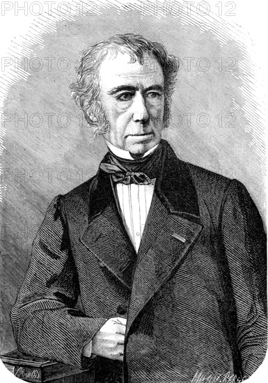 Jean Pons Guillaume Viennet (18 November 1777) (10 July 1868) was a French soldier, politician and writer, Historical, digitally restored reproduction of a 19th century original, exact original date not known