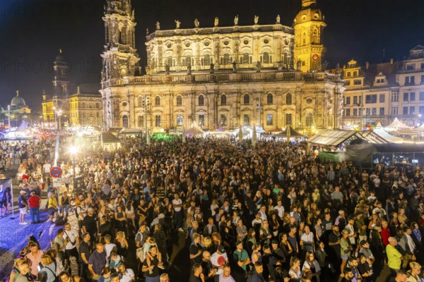 Canaletto the Dresden City Festival Concert on the Theatre Square in front of the Semper Opera House