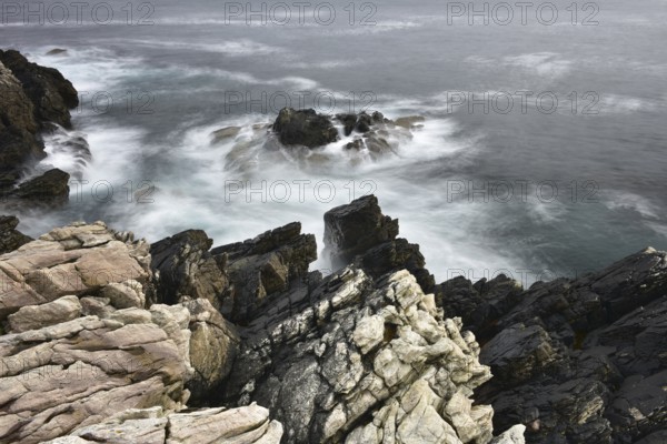 Rocky coast on the Atlantic in Norway