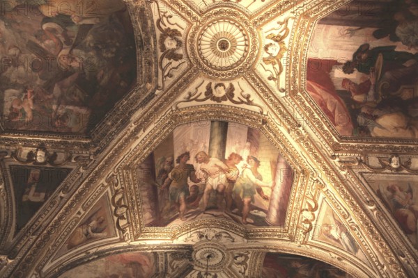 Crypt in the Cathedral Cattedrale di Sant' Andrea, Amalfi, Campania, ItalyAmalfi, Italy, Europe