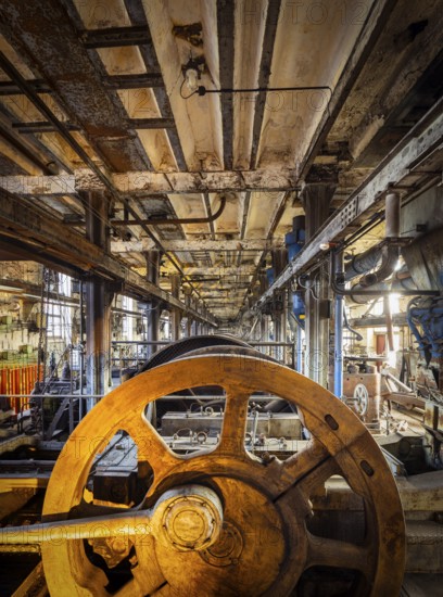 The Knappenrode Energy Factory is one of the four sites of the Saxon Industrial Museum on the site of the disused Knappenrode briquette factory, which is now a listed building., Knappenrode, Saxony, Germany, Europe