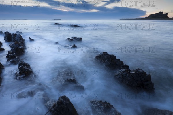 Bamburgh Castle, County of Northumberland, England, Flooding