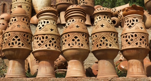 Morocco, clay jugs, pottery, earthenware, Africa