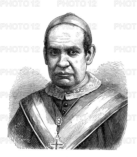 Antonius Maria Claret y Clara (23 December 1807 as Antonius Claret y Clará in Sallent) (died 24 October 1870) was a canonised Spanish bishop and founder of a religious order, Historic, digitally restored reproduction of a 19th century original, exact original date not known