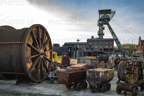 The disused coal mine and museum Zeche Zollern in Dortmund, part of the Route of Industrial Heritage in the Ruhr region, North Rhine-Westphalia, Germany, Europe
