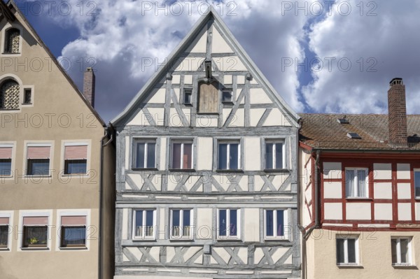 Historic half-timbered house, Weißenburg, Middle Franconia, Bavaria, Germany, Europe