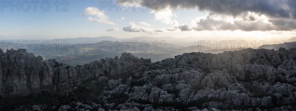 Bizarre limestone rock formations, El Torcal nature reserve, Torcal de Antequera, Malaga province, Andalusia, Spain, Europe