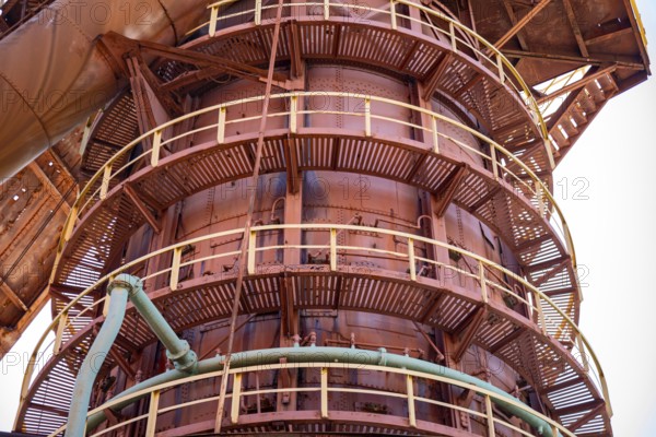 Birmingham, Alabama - The No. 1 blast furnace at Sloss Furnaces National Historic Landmark. The furnaces made pig iron from 1882 to 1971. The facility is now open to the public