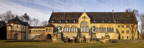 Goslar Imperial Palace, 11th century imperial house, UNESCO World Heritage Site, Harz Mountains, Lower Saxony, Germany, Europe
