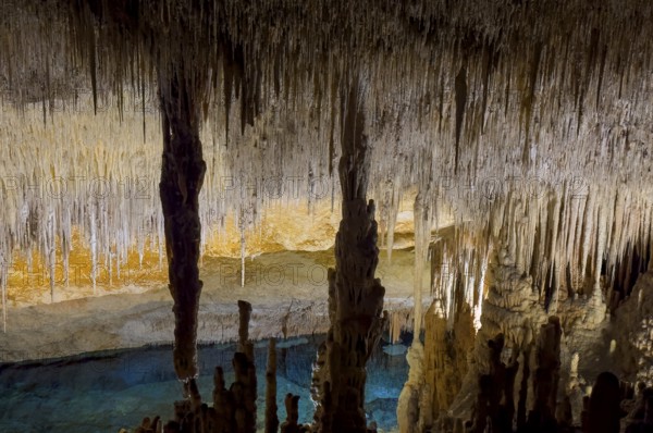 Caves of Drach, Coves del Drac, Porto Christo, Majorca, Balearic Islands, Spain, Mediterranean Sea, Europe
