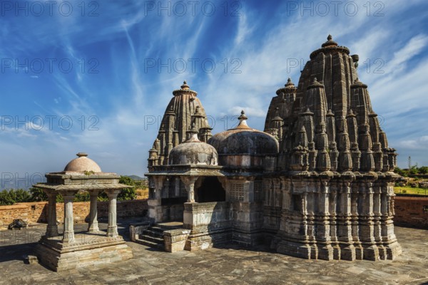 Yagya Mandir Hindu temple in Kumbhalgarh fort. Rajasthan, India, Asia