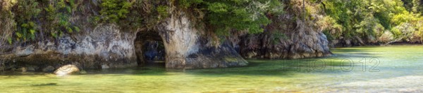 Abel Tasman Coast Track, Coquille-Bay, Kaiteriteri, New Zealand, Oceania