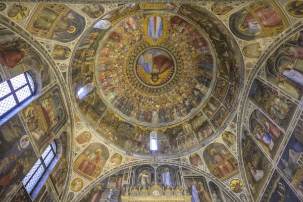 Baptistery of San Giovanni Battista with frescoes by Menabuoi, Padua, Province of Padua, Italy, Europe