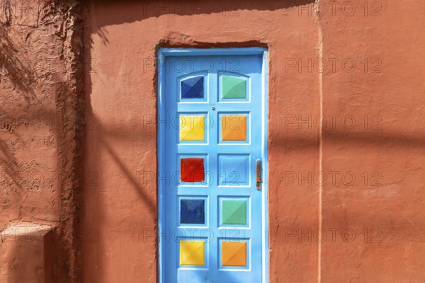 Argentina, colorful buildings of El Caminito, a popular tourist destination in Buenos Aires, South America
