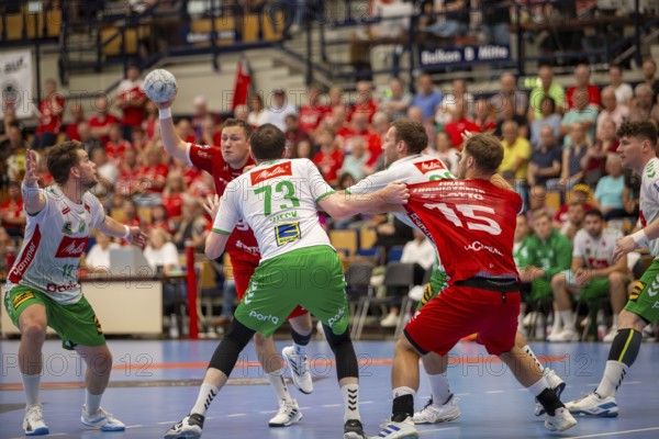 06.09.2024, 2nd HBL (German Handball League), Matchday 1: Eulen Ludwigshafen against GWD Minden