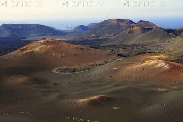 Fire Mountains of Timanfaya National Park, Montana del Fuego, Lanzarote, Canary Islands, Spain, Europe
