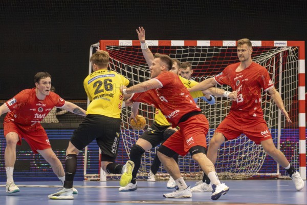 01.06.2024, 2. HBL (German Handball League), Matchday 34: Eulen Ludwigshafen v HSC 2000 Coburg (Final score 35:30) Player of the match: Janis Pavels Valkovskis (26, Coburg)