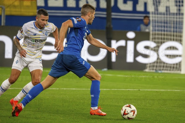 Football UEFA Europa League, 2024/25 season, matchday 2: TSG Hoffenheim v Dynamo Kiev. Picture: Dynamic advance by Andrej Kramaric (27, Hoffenheim)