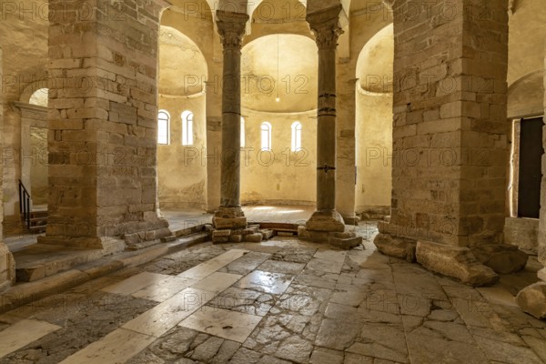 Interior of the Church of St Donatus in Zadar, Croatia, Europe