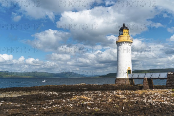 Rubha nan Gall, Tobermory Lighthouse, Tobermory, Isle of Mull, Scotland, UK