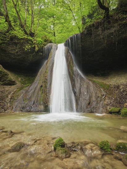 Schwarzenbach Waterfall, Baar, Canton Zug, Switzerland, Europe