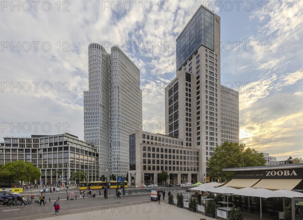 Zoofenster Berlin with the Upper West and Waldorf Astoria buildings. Berlin, Germany, Europe