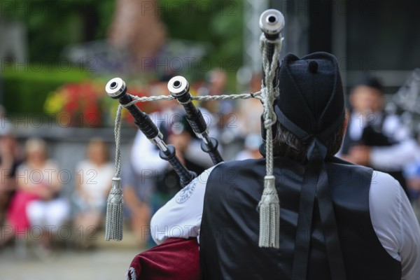 Bagpipe, Pipe concert, Sigmaringen, Baden-Württemberg, Germany, Europe