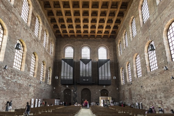 Interior view, Constantine Basilica, UNESCO World Heritage Site, Trier, Rhineland-Palatinate, Germany, Europe