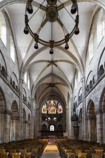 Interior, Basel Minster, Basel, Canton of Basel-Stadt, Switzerland, Europe