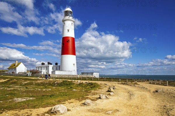 Portland Bill Lighthouse, Portland Bill, Isle of Portland, Dorset, England, United Kingdom, Europe