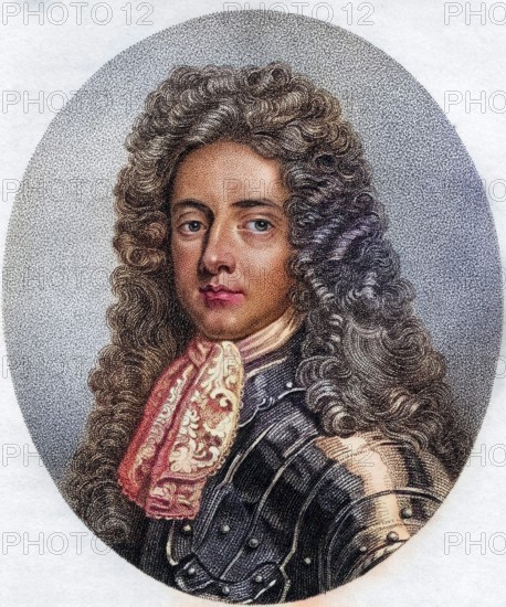 Henry Booth 1st Earl of Warrington Lord Delamer 1651-1694 English politician, Henry Booth 1st Earl of Warrington Lord Delamer 1651-1694 English politician From the book A catalogue of Royal and Noble Authors Volume III published 1806, Historic, digitally restored reproduction from a 19th century original, Record date not stated