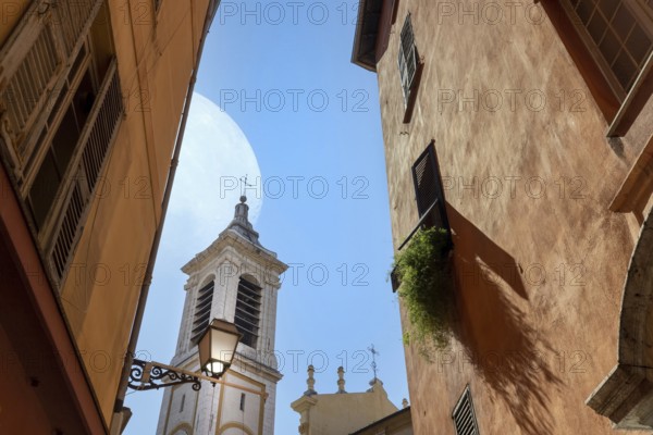 France, French Riviera and Cote D Azur, scenic streets of the old historic Nice city center, Europe
