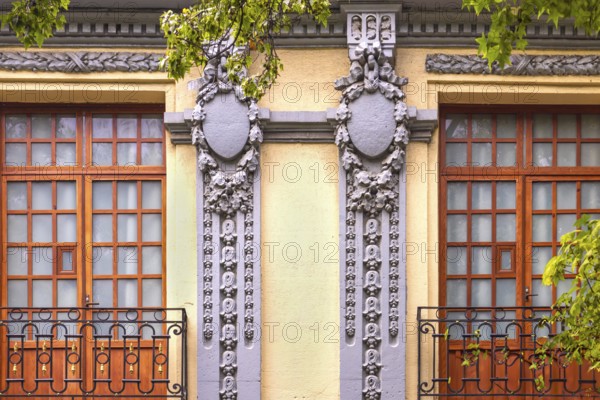 Mexico City streets in historic center near Roma and Condesa neighborhoods