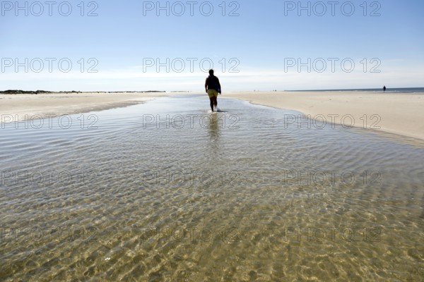 Beach coasts on the island of Amrum, Norddorf, 15.06.2020