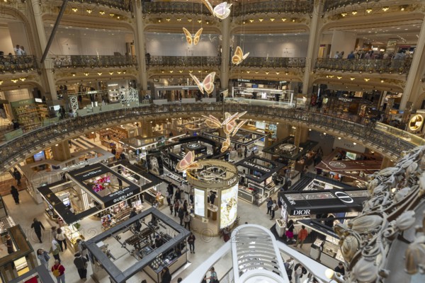 Galeries Lafayette department stores', Paris, Île-de-France, France, Europe